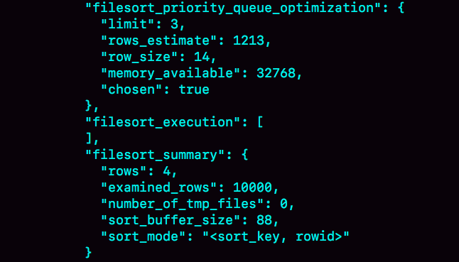图 5 OPTIMIZER_TRACE 部分结果