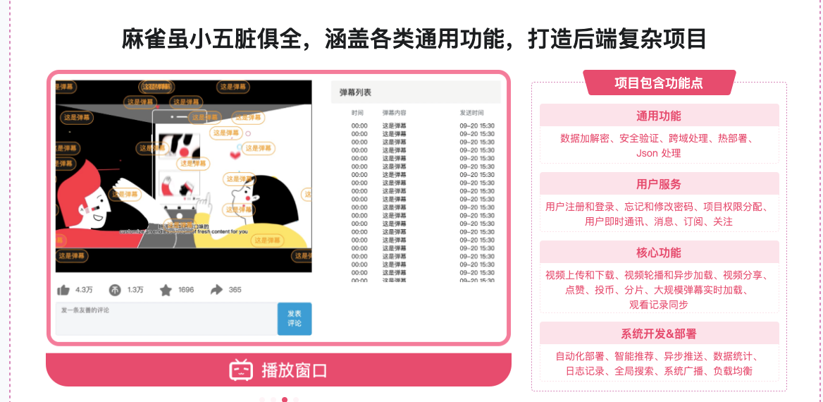 仿B站高性能项目学习指南